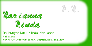 marianna minda business card